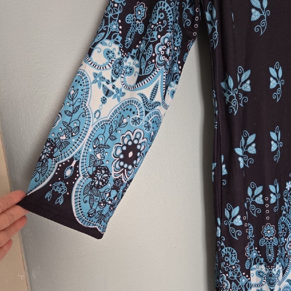 R&B Collection Floral Patterned Dress - Picture 3 of 8